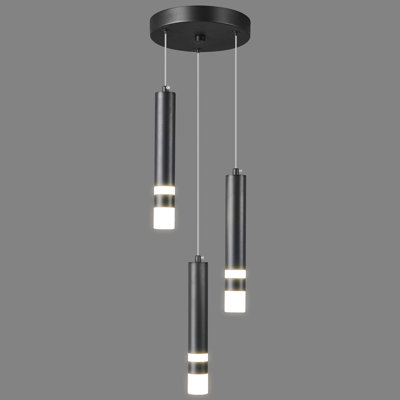 Mini-luminaire suspendu DEL à 3 lumières Enemencio