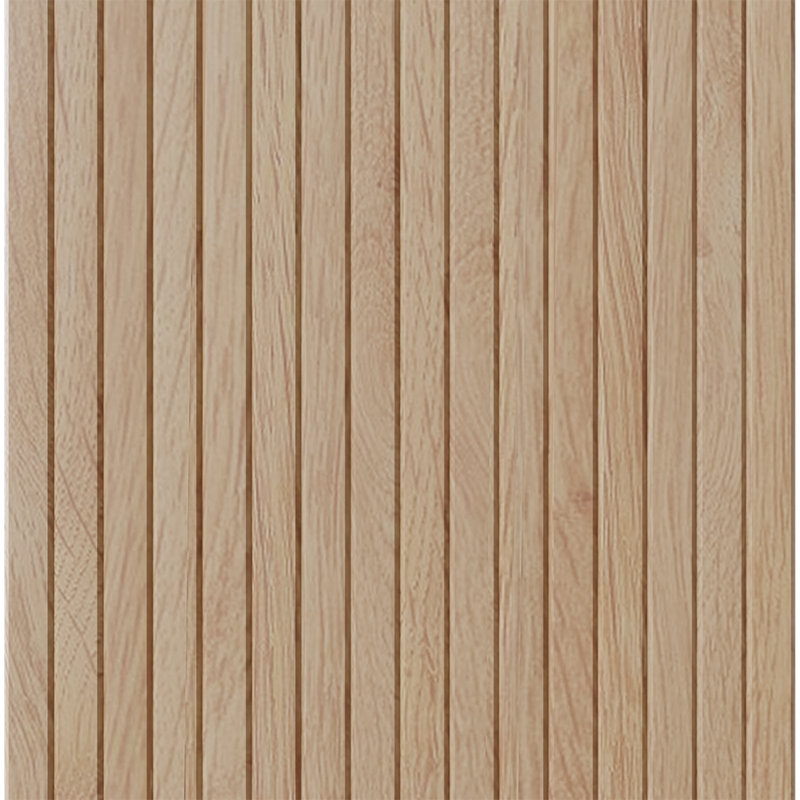 Tambour à lattes biseautées 3/4 po (l 12 po x L 96 po), Chêne rouge naturel