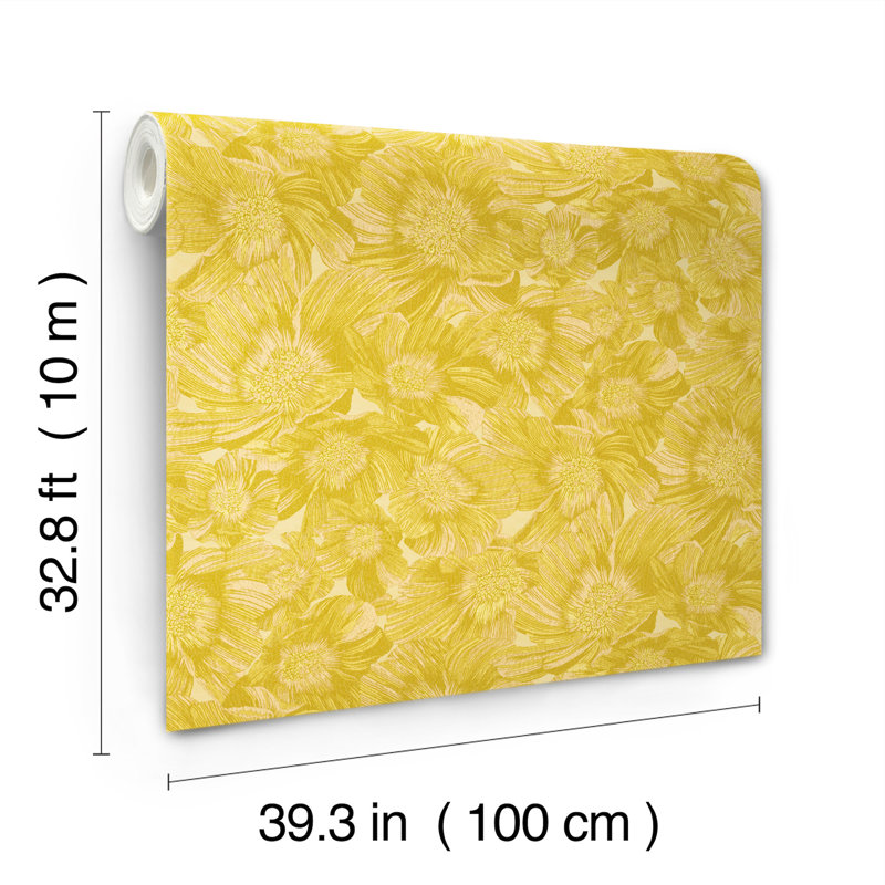 Anemoni Wallpaper, Yellow