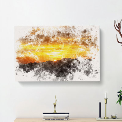 Sunset in Austria - Wrapped Canvas