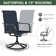 4 - Person 41" Round Dining Set With Swivel Chairs