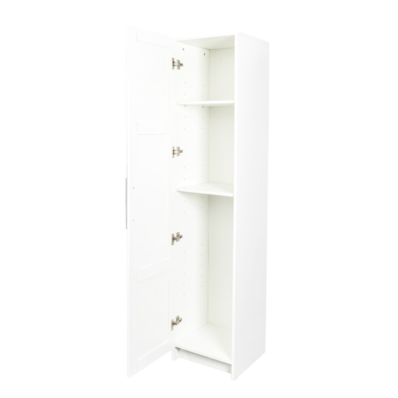Armoire murale empilable, blanche - H 72,4 po pour une organisation efficace P 16 po x l Portes amovibles et nettoyage facile Entretien optimal