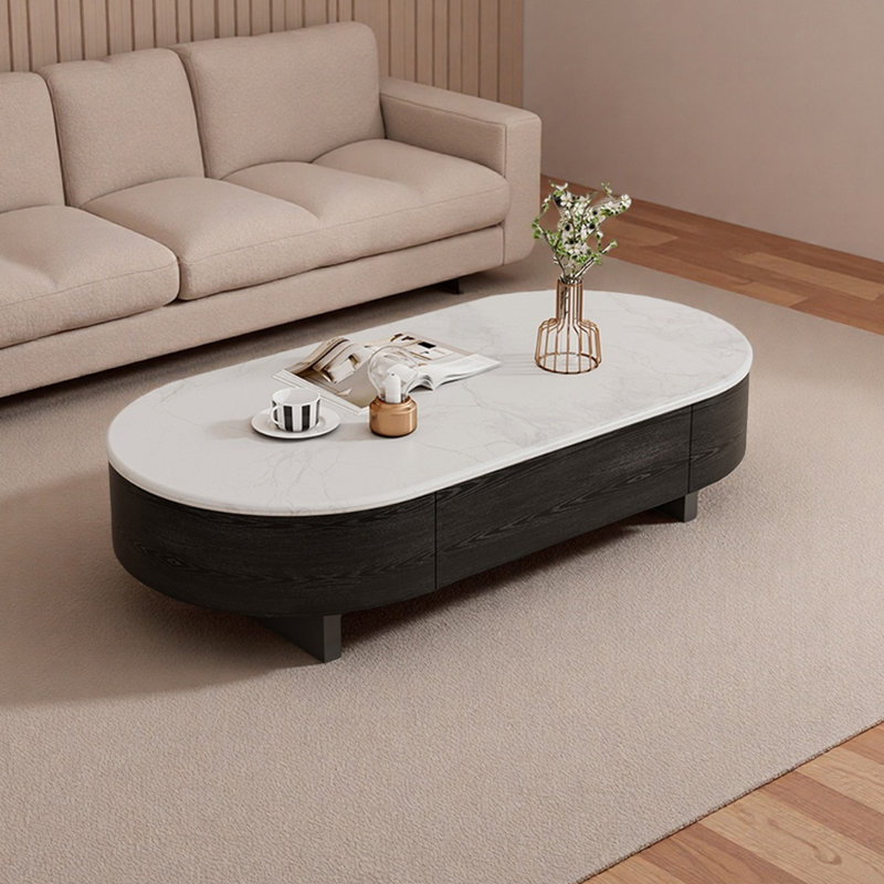 Table basse moderne avec tiroirs de rangement