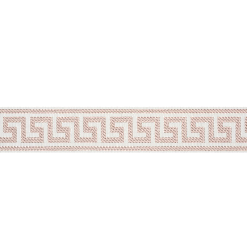 Etienne Silk Greek Key Wide, Blush