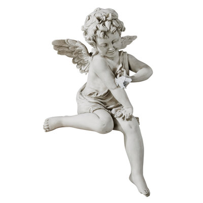 Statue de jardin gardienne ange presence ange