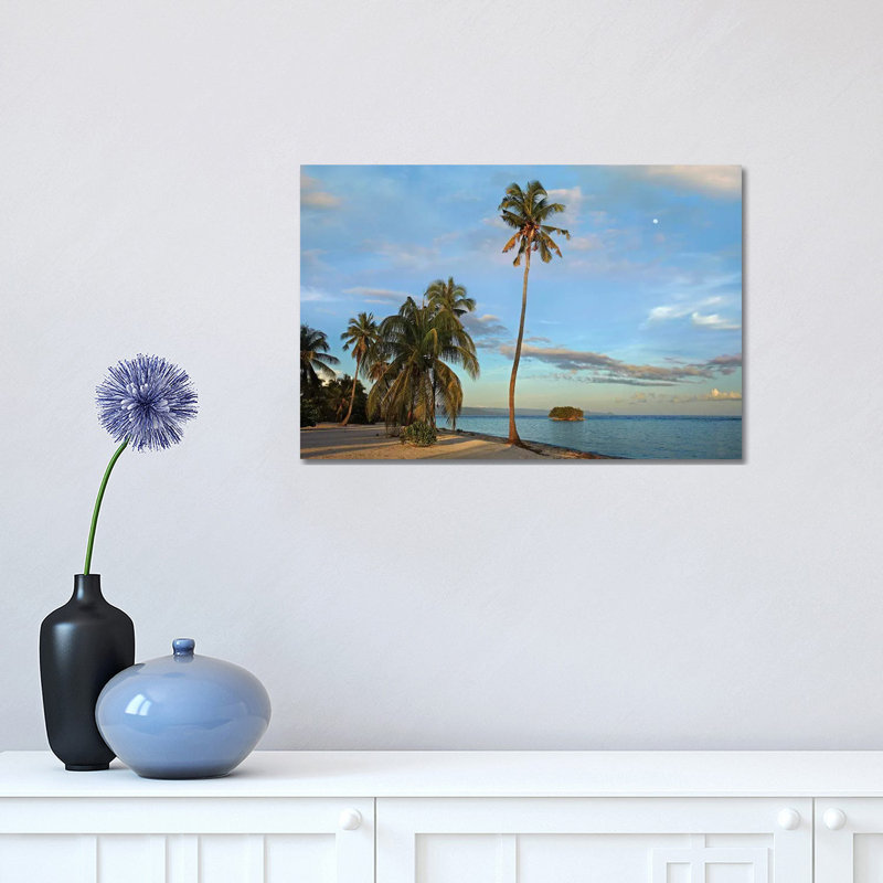 Coconut Palm Trees On Pamilacan Island, Philippines by Tim Fitzharris - Wrapped Canvas Print, 30.48 cm H x 45.72 cm W