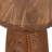 Ferruccio Accent Table Wood Ribbed Base Casual Style for Living Room Bedroom Office - 20" Brown