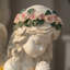 Statue ange priant