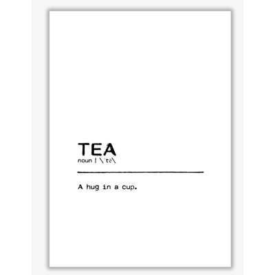 Tea Hug - Print