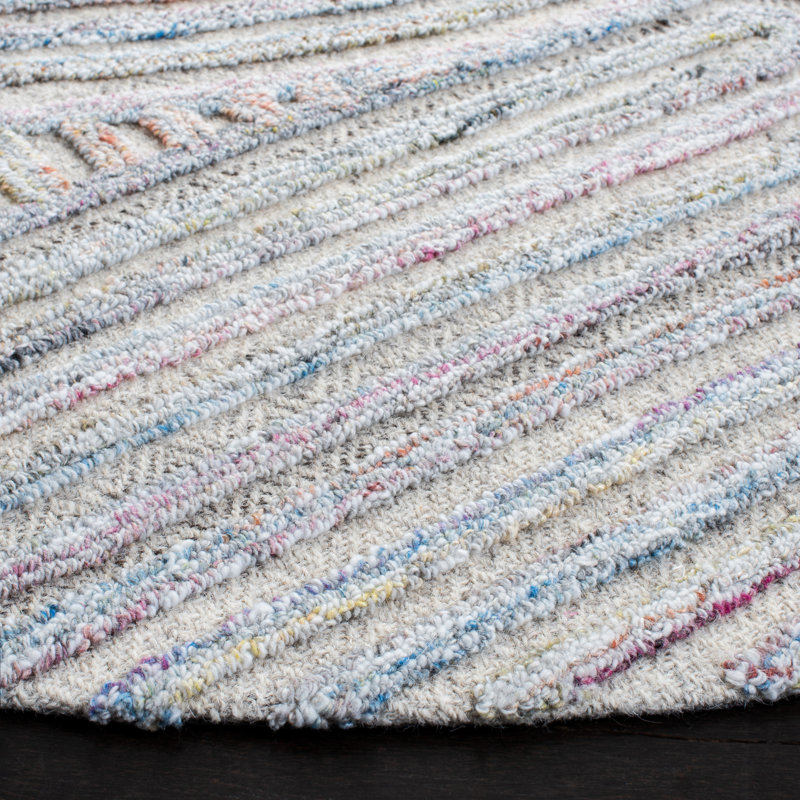 Stalter hand-tufted performance carpet, Rond 6 pi