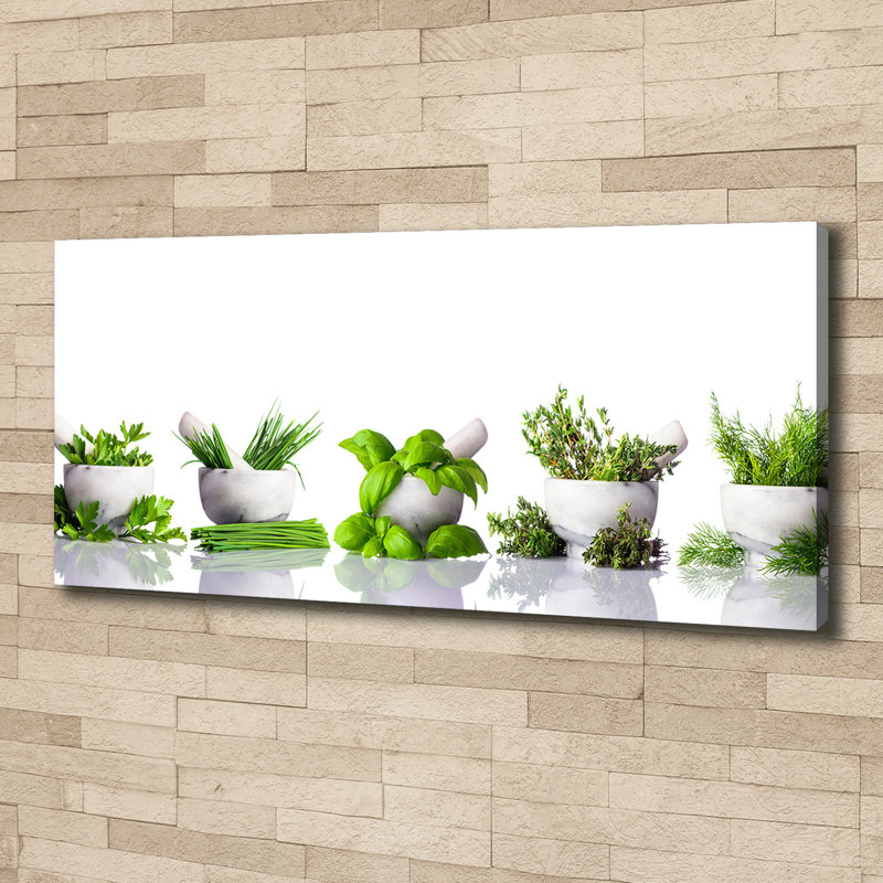 Herbs - No Frame Print on Canvas