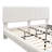 White  Boucle Floating Bed With Light,King-1592260406