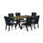 Distressed Jacobean/Black / Black selected