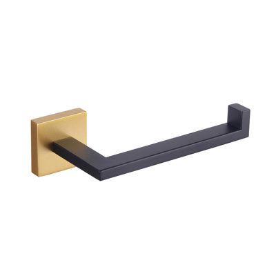 SUS 304 Stainless Steel Toilet Paper Holder - Wall Mount, Rust-Proof, Modern Square Design
