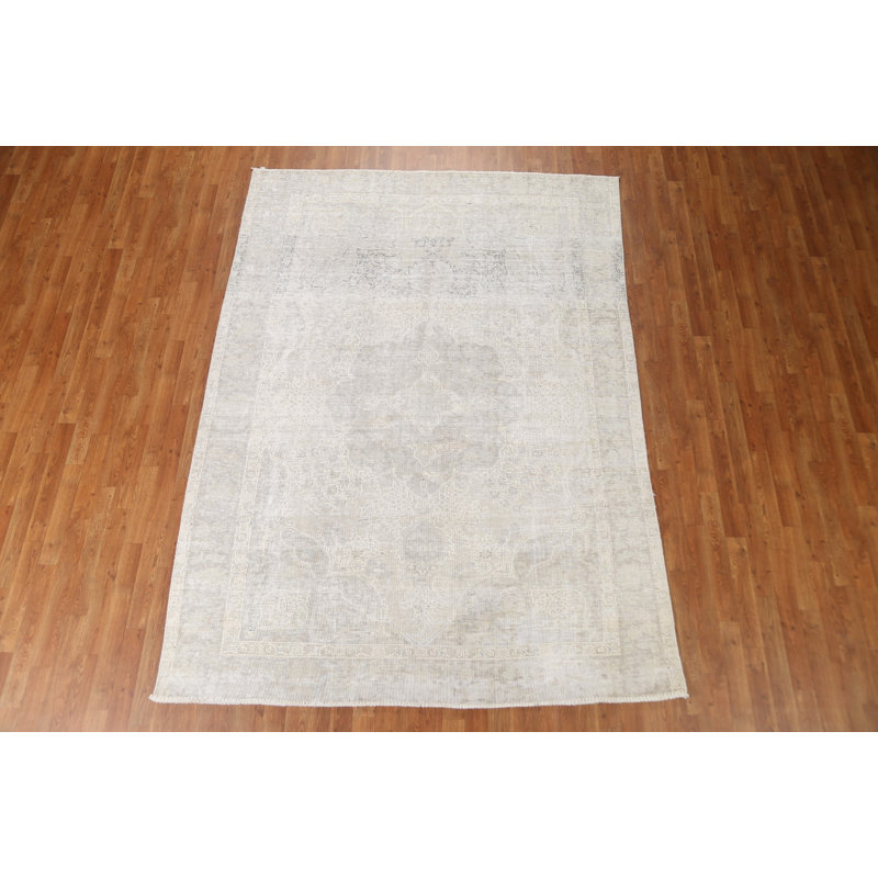 Tapis en laine patiné Tabriz Persian
