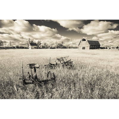 Old Farm Yard - Photographie sur toile tendue