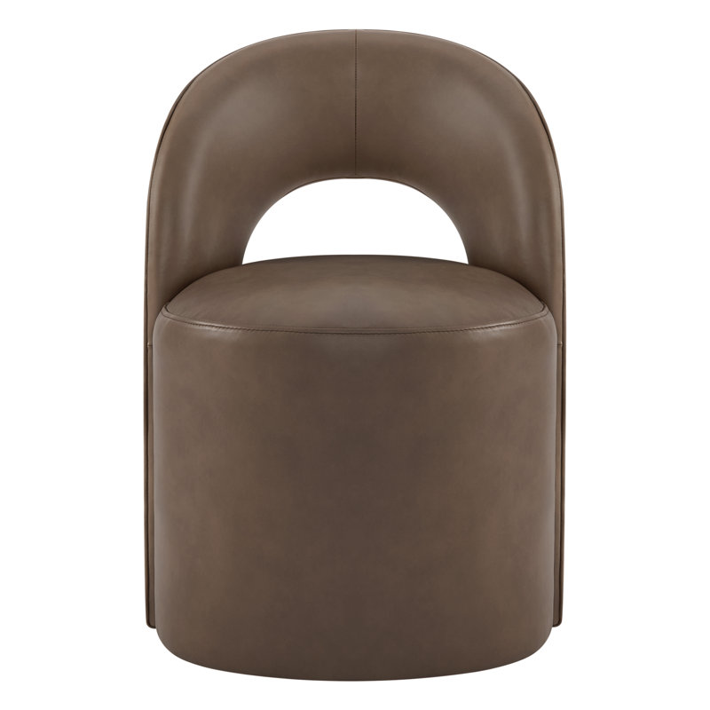 Chaise de salle à manger pivotante Neta, Sable