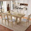 Ensemble de table de salle à manger extensible Venn avec chaises rembourrées-1777429041-1750188010