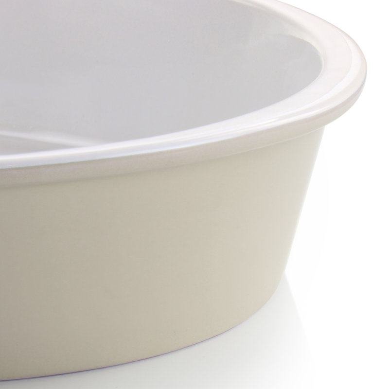 Martha Stewart 1,3 pte Grès ovale boulanger, Beige