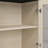 Antique Style 4-door Sideboard With Tempered Glass Doors, Adjustable Shelves And Classic Decorative Handles-1032163591