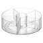 Organisateur de sachets de thé rotatif divisé 9 po iDesign Cabinet Binz, transparent