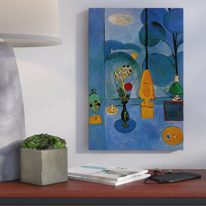 La fenêtre (1913) par Henri Matisse - reproduction d'art sur toile, H 40 po x l 26 po x P 0,75 po