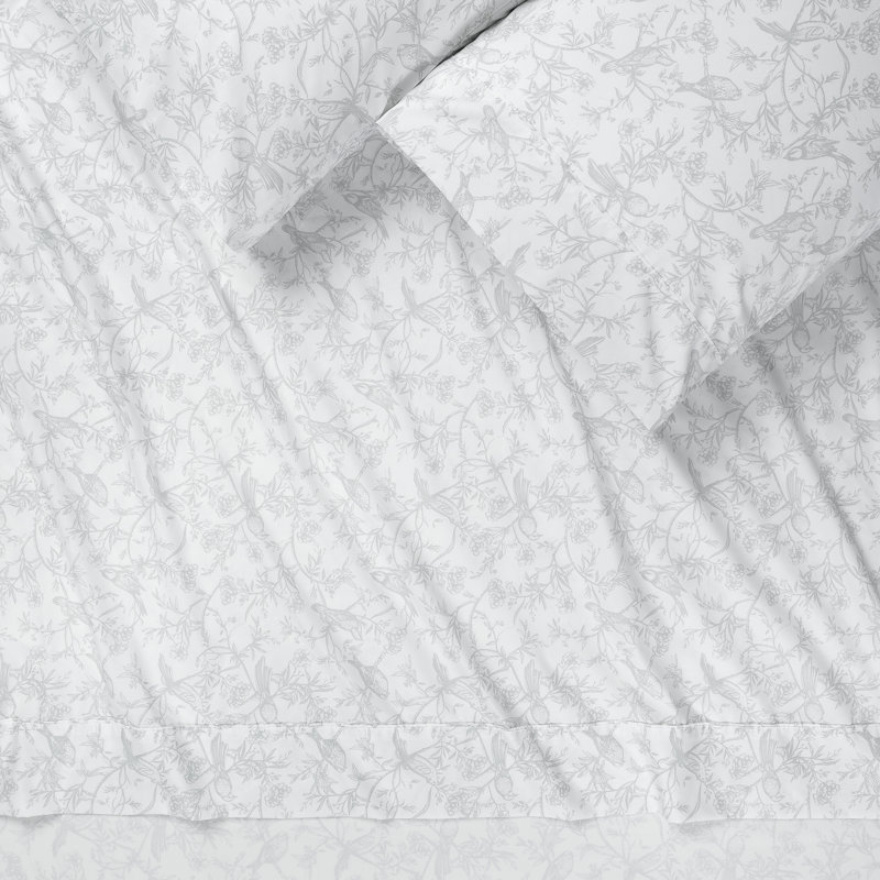 Ensemble de draps en microfibre Sale Birds, Grand