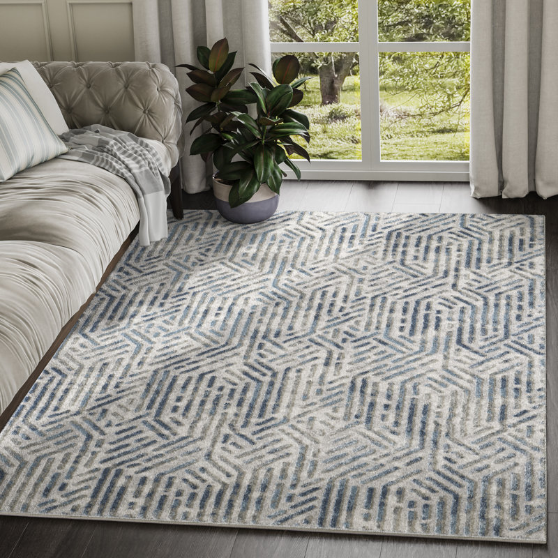 Ravi Geometric Indoor Rug, Rectangle 5'3" x 7'6"