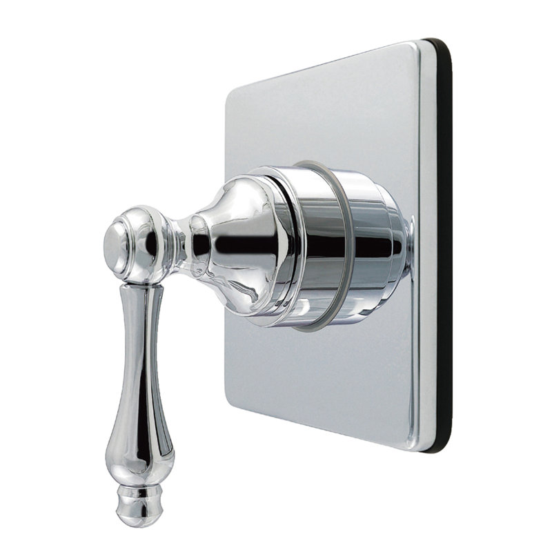Kingston Brass Restoration Single-Handle Six-Way Diverter Valve With Trim Kit, Polished Chrome