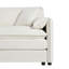 Canapé modulaire surdimensionné à assise profonde, canapé en chenille moderne avec 3 coussins, parfait pour le salon et la chambre à coucher