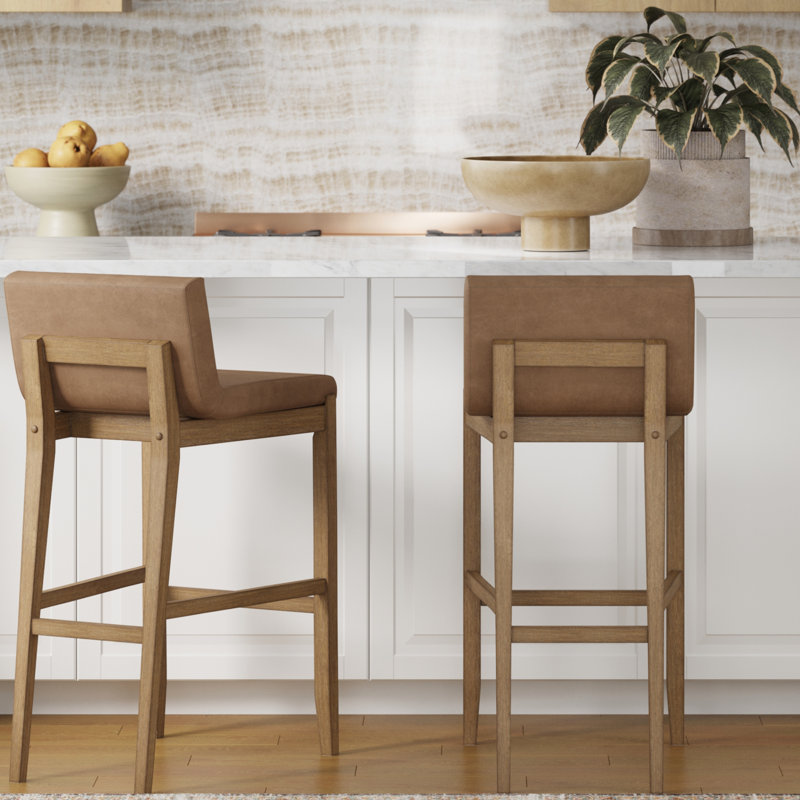 Upholstered Stool Set, 2