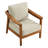 Acacia Wood Outdoor Armchair