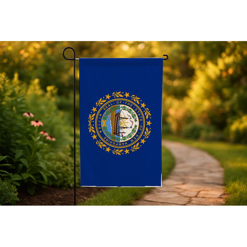 Drapeau de l'État du New Hampshire - drapeau extérieur, 24" H x 36" W