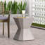 Table d'appoint d'extérieur en béton léger