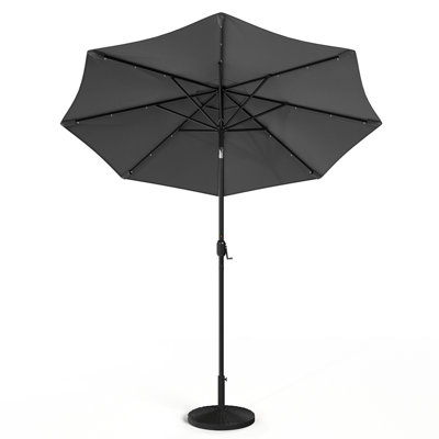 Maust 3m Traditional Parasol with LED Light