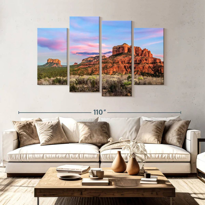 Sedona Rock Formations, H 54 po x l 84 po