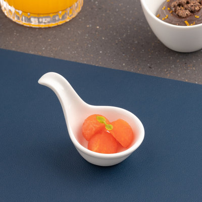 Cuillère cuillère miniature en porcelaine de qualité supérieure MINIATURE | Va au micro-ondes et au lave-vaisselle