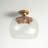 Roseta Glass Semi Flush Mount-1153150979