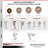 4 Piece Phenolic Caster Set with 2 Rigid