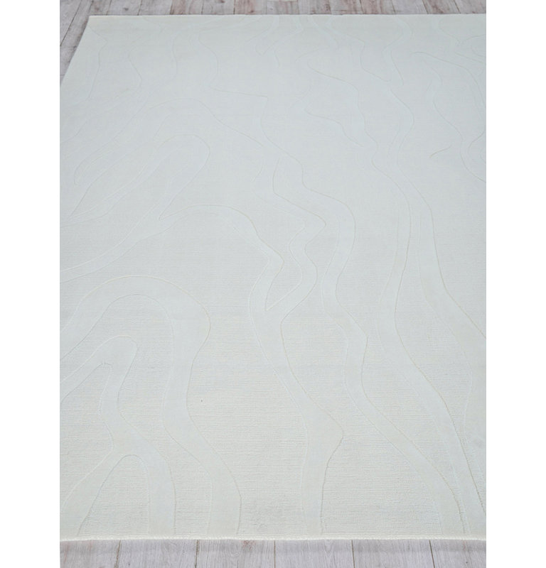 Tempo Hand Woven Wool Abstract Area Rug, Rectangle 6' x 14'