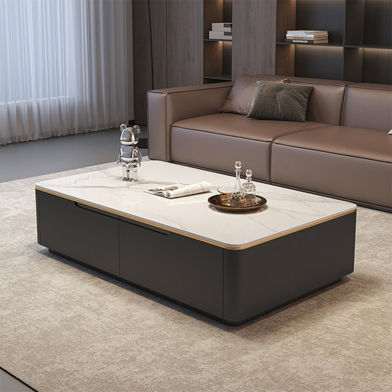 Table basse moderne moderne, H 15 po x L 51,2 po x l 27,6 po