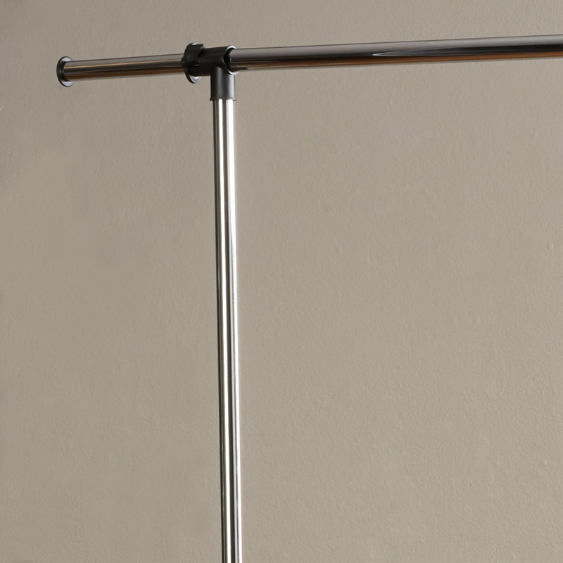 Metal Adjustable Rolling Clothing Rack