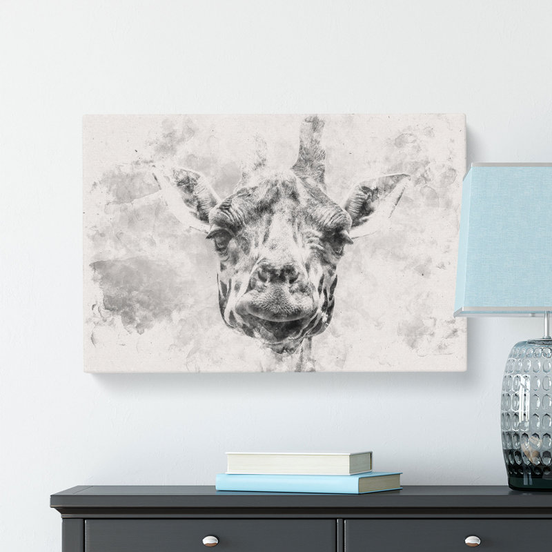 Wonderful Giraffe - Wrapped Canvas, 35cm H x 50cm W x 3cm D