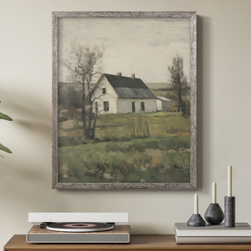 Vintage Landscape XI Framed Print - Solid Wood