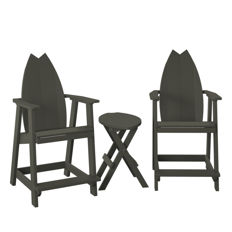 Ensemble de planches de surf Polybird. Noir, Noir