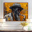 Gris gris, musique, Harlem, blues, saxophone I - décoration murale musicien-1997829678-2036062493