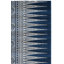 Tapis géométrique bleu royal / ivoire Allard-22734851
