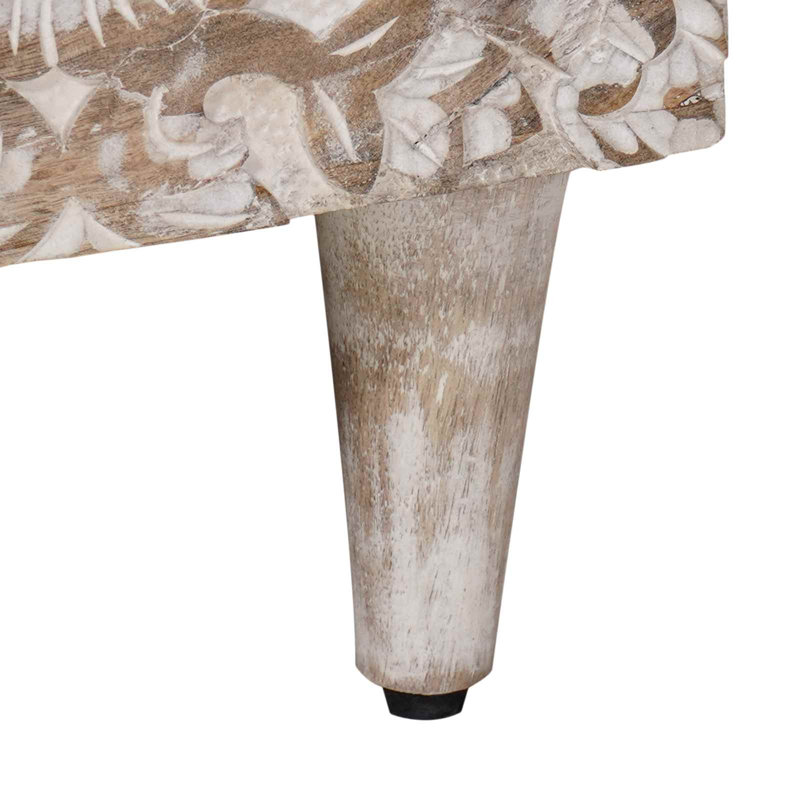 50cm W Solid Wood Bedside Table