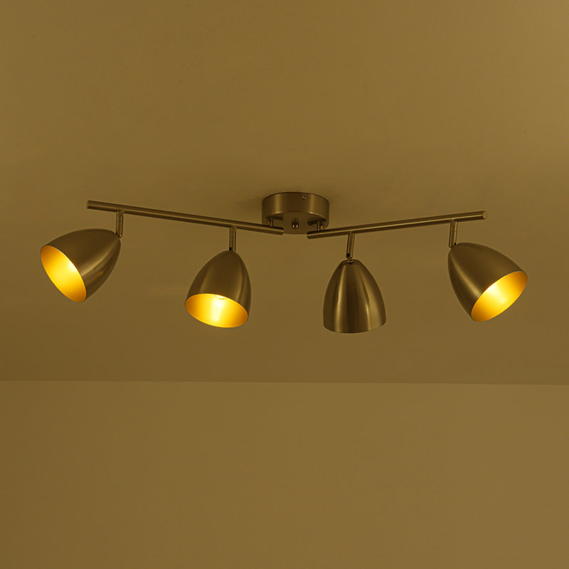 Plafonnier semi-encastré 4 lumières Modern