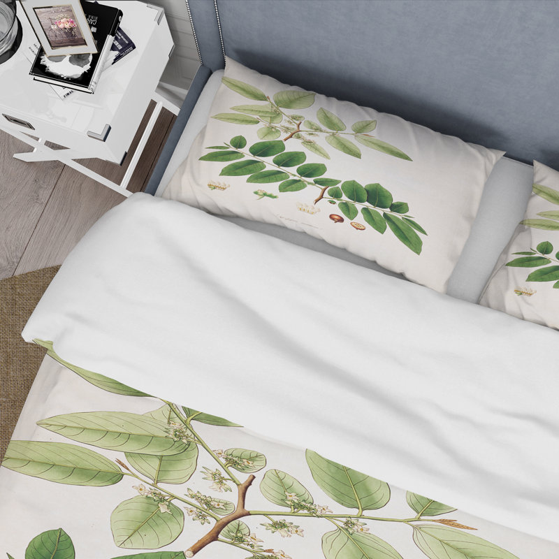 Ensemble de housse de couette Farmhouse Vintage Botanicals xiv - microfibre de polyester